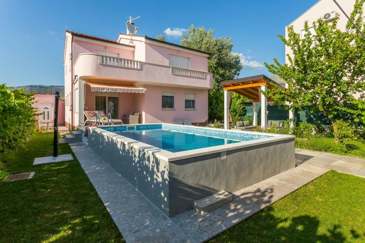 Villa Sweet Home Marija With Heated Pool Split Exterior foto